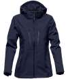 XB-3W Stormtech Ladies Patrol Hooded Soft Shell Jacket Navy/Navy colour image